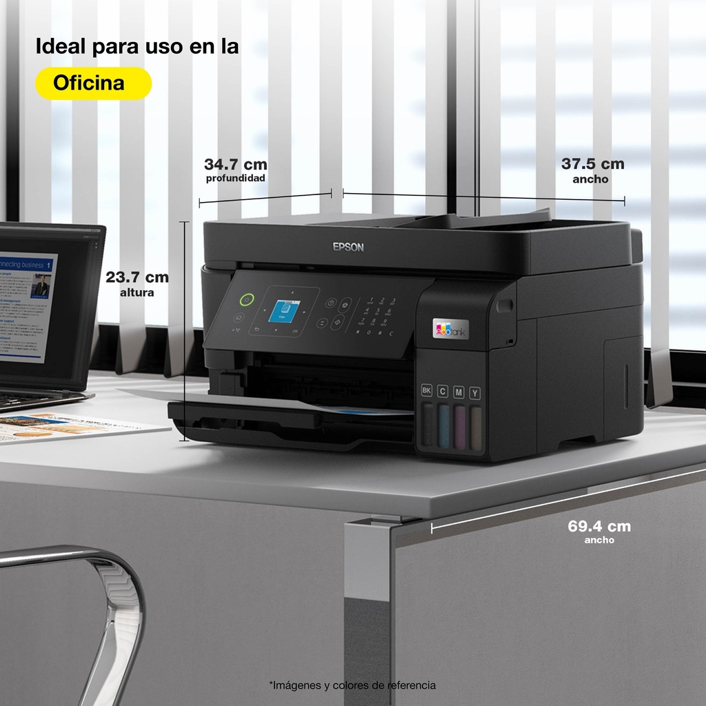 IMPRESORA (MU) EPSON L5590 ECOTANK P/S/C/F USB/WIRELESS/ETHERNET