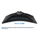 MONITOR CURVED SAMSUNG 27" G6 ODYSSEY GAMING/HDMI/USB/BT/QHD BLACK (LS27BG652ENXGO)