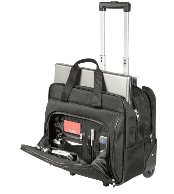 BULTO TARGUS 15.6" BRIEFCASE METRO ROLLER NOTEBOOK CON RUEDAS BLACK (TBR003US)
