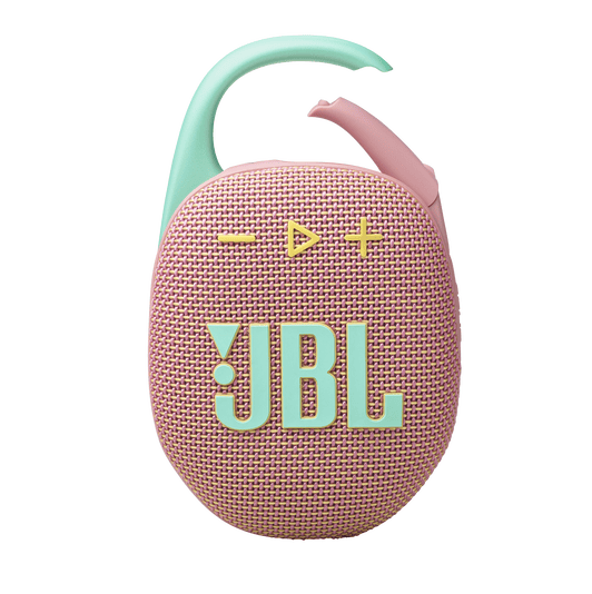 BOCINA JBL CLIP 5 BLUETOOTH WATERPROOF PORTABLE PINK (JBLCLIP5PINKAM)