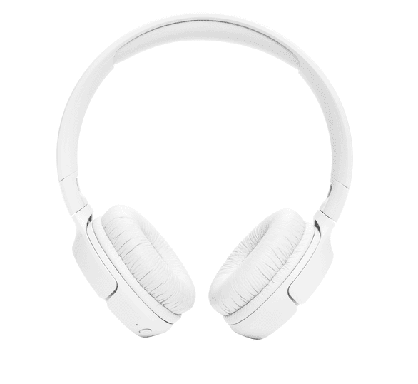 HEADPHONE JBL TUNE 520BT WIRELESS OVER-EAR WHITE (JBLT520BTWHTAM)