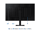 MONITOR FLAT SAMSUNG 27" VIEWFINITY S7 S70D LED/LCD/HDMI/4K-UHD BLACK (LS27D702EANXGO)