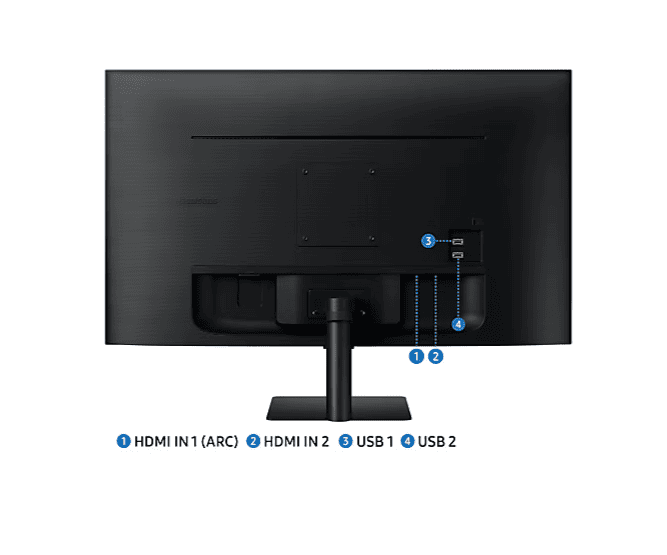 MONITOR FLAT SAMSUNG 32" M50D SMART/HDMI/USB/FHD BLACK (LS32DM500ENXGO)