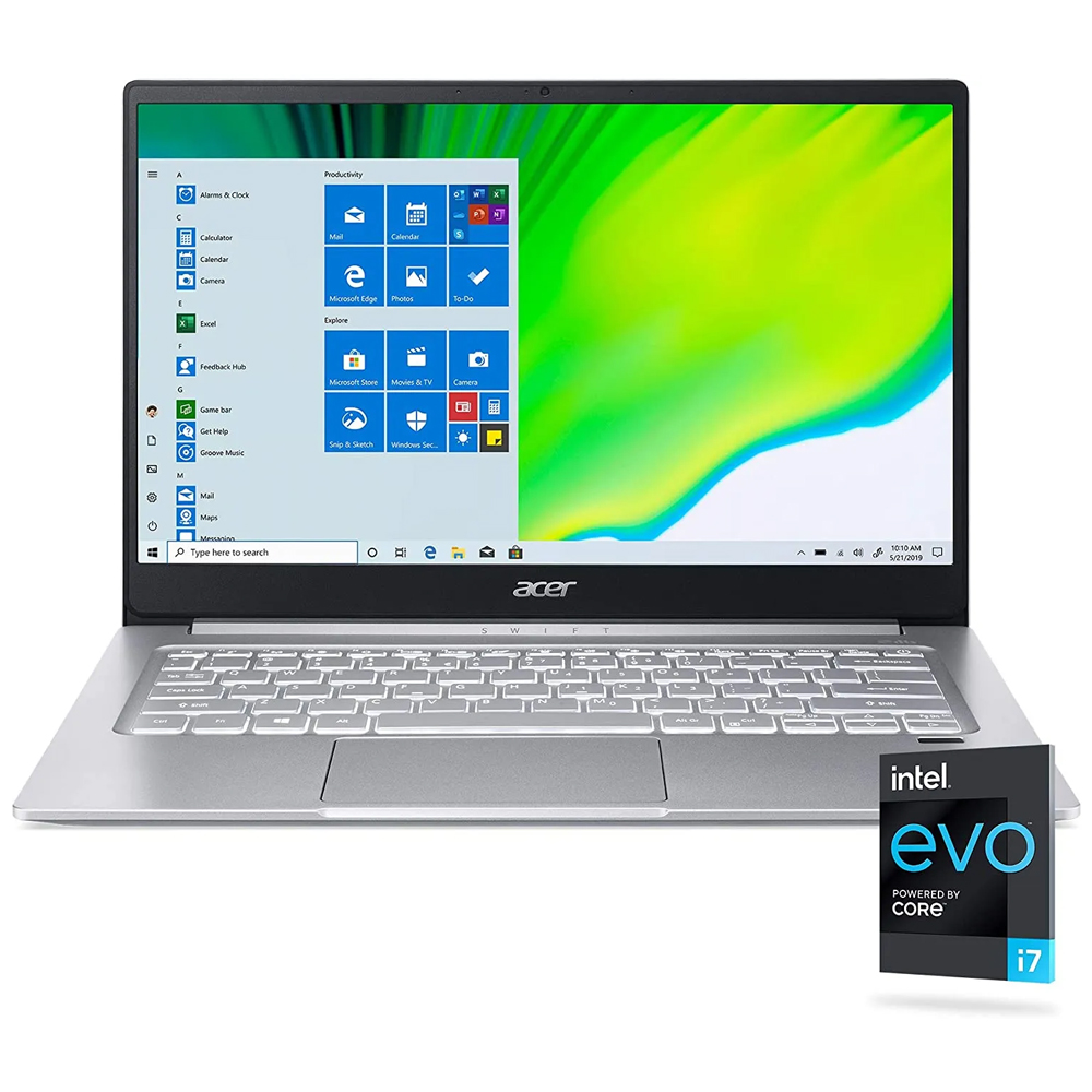 PORTÁTIL (HO) ACER SWIFT 3 CI7/2.80GHZ/8GB/256GB SSD/14"/W10H (SF314-59-75QC)