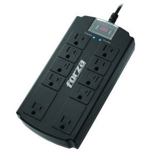 PROTECTOR DE TENSIÓN FORZA 10 SALIDAS/110V-240V/1800W (FSP-10UN)