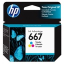 [CAR721] CARTUCHO HP (#667) PARA DESKJET PLUS 6000/6400/1200/2300 SERIE TRI-COLOR (3YM78AL)