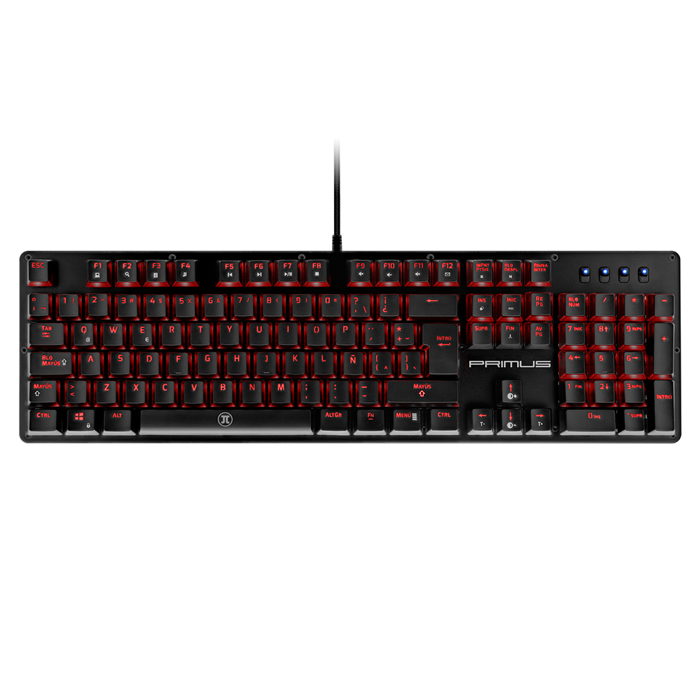 TECLADO GAMING PRIMUS BALLISTA 100T WRD SPA BLACK (PKS-102S)