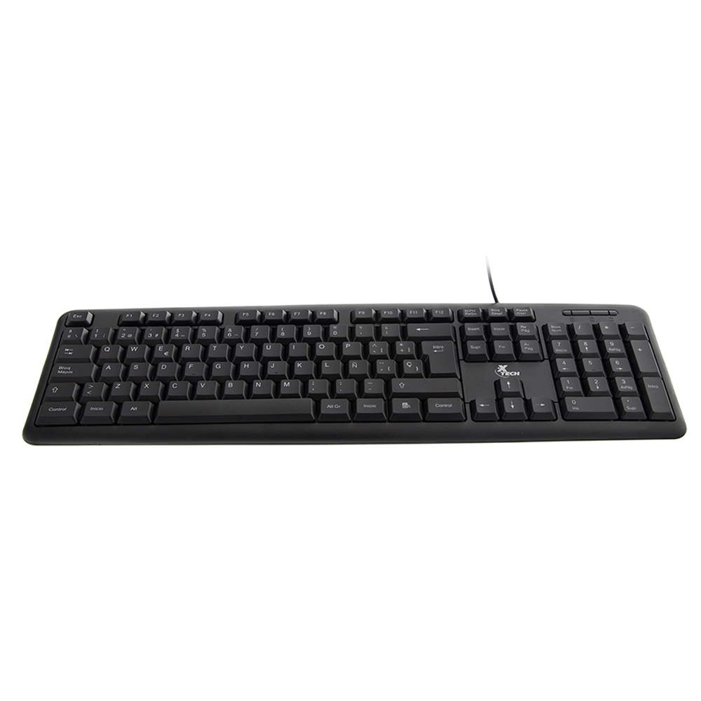 TECLADO XTECH SPA USB BLACK (XTK-092S) 