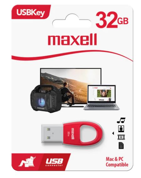 PEN DRIVE USBK-32 MAXELL DE 32GB RED (348396)