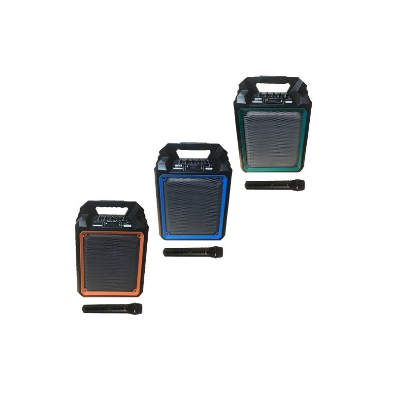 BOCINA MYO 6.5 FULL FREQ ACTIVE SPEAKERS BLUE ORANGE GREEN (MYO-MAX65)
