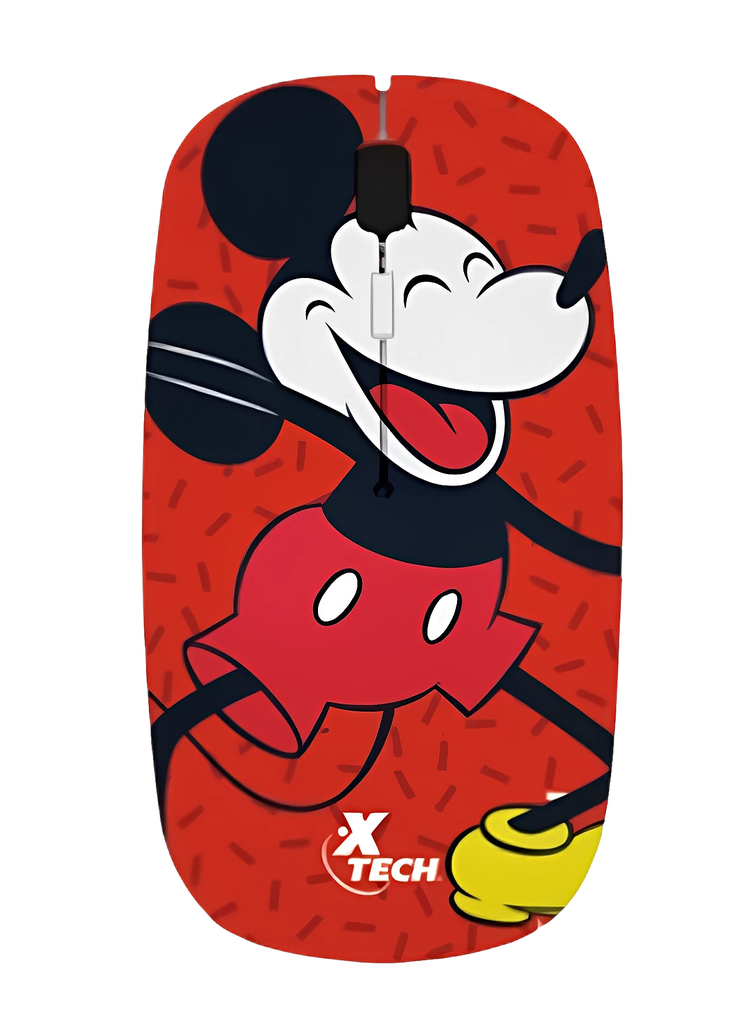 MOUSE XTECH ÓPTICO KIDS MICKEY MOUSE WIRELESS RED (XTM-D340MK)