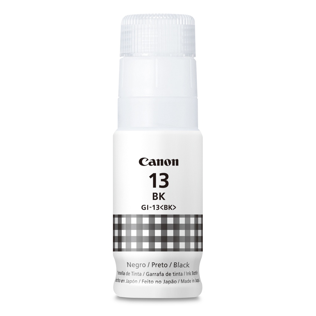 BOTELLA DE TINTA CANON (#13) GI-13 PARA PIXMA G610 PHOTO BLACK (4695C001AA)