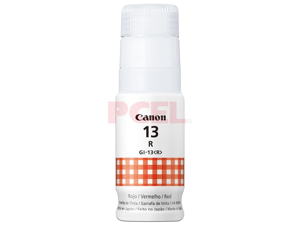 BOTELLA DE TINTA CANON (#13) GI-13 PARA PIXMA G610 PHOTO RED (4713C001AA)