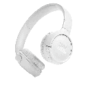 HEADPHONE JBL TUNE 520BT WIRELESS OVER-EAR WHITE (JBLT520BTWHTAM)