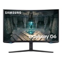 MONITOR CURVED SAMSUNG 27" G6 ODYSSEY GAMING/HDMI/USB/BT/QHD BLACK (LS27BG652ENXGO)