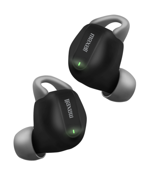 EARBUDS MAXELL EB-BTMXDUO BT MXDUO TWS WITH CHARGING CASE BLK-GRY (348648)