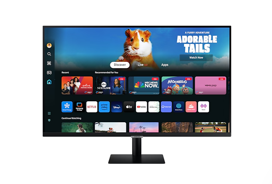 MONITOR FLAT SAMSUNG 32" M50D SMART/HDMI/USB/FHD BLACK (LS32DM500ENXGO)