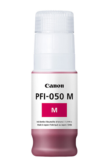 BOTELLA DE TINTA CANON (#050) PFI-050 PARA IMAGEPROGRAF TC-20 MAGENTA (5700C001AA)