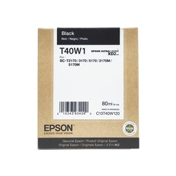 [CAR723] CARTUCHO EPSON (#T40W1) PARA SURECOLOR T3170 BLACK(C13T40W120)