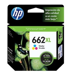 [CAR403] CARTUCHO HP (#662XL) PARA DESKJET ADVANTAGE 2515 AIO SERIE TRI-COLOR (CZ106AL)