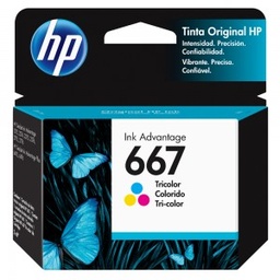 [CAR721] CARTUCHO HP (#667) PARA DESKJET PLUS 6000/6400/1200/2300 SERIE TRI-COLOR (3YM78AL)
