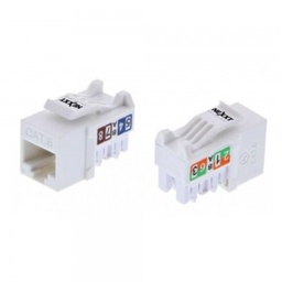[CON319] JACK NEXXT PARA PARED RJ45 CAT-6/TIPO 110 WHITE (AW121NXT27)(PCGKJC6TYRJWH)