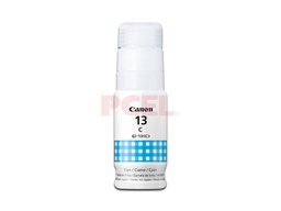 [CAR777] BOTELLA DE TINTA CANON (#13) GI-13 PARA PIXMA G610 PHOTO CYAN(4668C001AA)