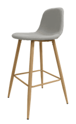 [SIL818] SILLA ALTA STARKEN TIPO TABURETE LIGHT GRAY (350B)
