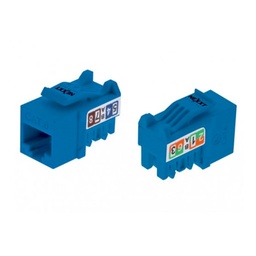 [CON493] JACK NEXXT DE PARED RJ45 CAT-6 TIPO 110 BLUE (PCGKJC6TYRJBL)(AW121NXT22)