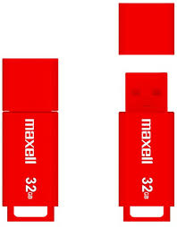 [PEN314] PEN DRIVE MAXELL 32GB FLASH USB 2.0 RED (USPD-32) (347538)