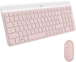 [TEC1570] TECLADO/MOUSE LOGITECH MK470 WIRELESS/ENGLISH/ROSE (920-011313)