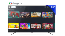 [TV524] TELEVISOR KTC 86" SMART 4K UHD/QLED/HDMIx3/USBx2/AND11/GOOGLE TV (86J2U)(J86QDC)