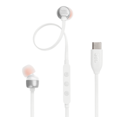 [EAR490] EARPHONES JBL TUNE 310C WITH USB-C WHITE (JBL1749)