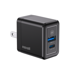 [CRG203] CARGADOR MAXELL ULTRA WALL CHARGER 65W PD 2-PORT USB-C + USB-A (348637)