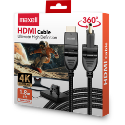 [CAB2881] CABLE MAXELL 6FT HDMI TO HDMI BLACK (CB-HDMI6) (348629)