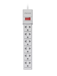 [REG133] REGLETA FORZA 6 SALIDAS 110V/220V WHITE (AU140FOR15)(PS-001W)