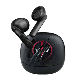 [EAR381] EARPHONES KLIPX TUNE XBUDS DEADPOOL WITH CHARGING CASE WIRELESS BLACK (KTE-007MD)