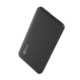 [CRG207] CARGADOR KLIPX POWERCELL PLUS RECHARGABLE 10K/15W/5V/3A/USB-A-C BLACK (KPB-500)