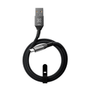CABLE KLIPX 3FT USB-A TO USB-C 30W/BLACK (KAC-050-3FT)