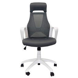 [SIL890] SILLA EJECUTIVA STARKEN NYLON MESH BACK GRAY/WHITE (HLC-1599FX)