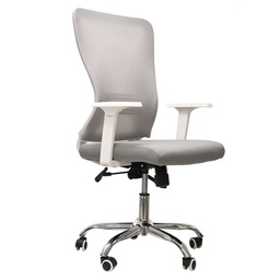 [SIL762] SILLA SECRETARIAL STARKEN EN NYLON GRAY/WHITE (FC-14)