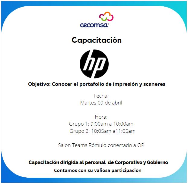 CAPACITACIÓN HP