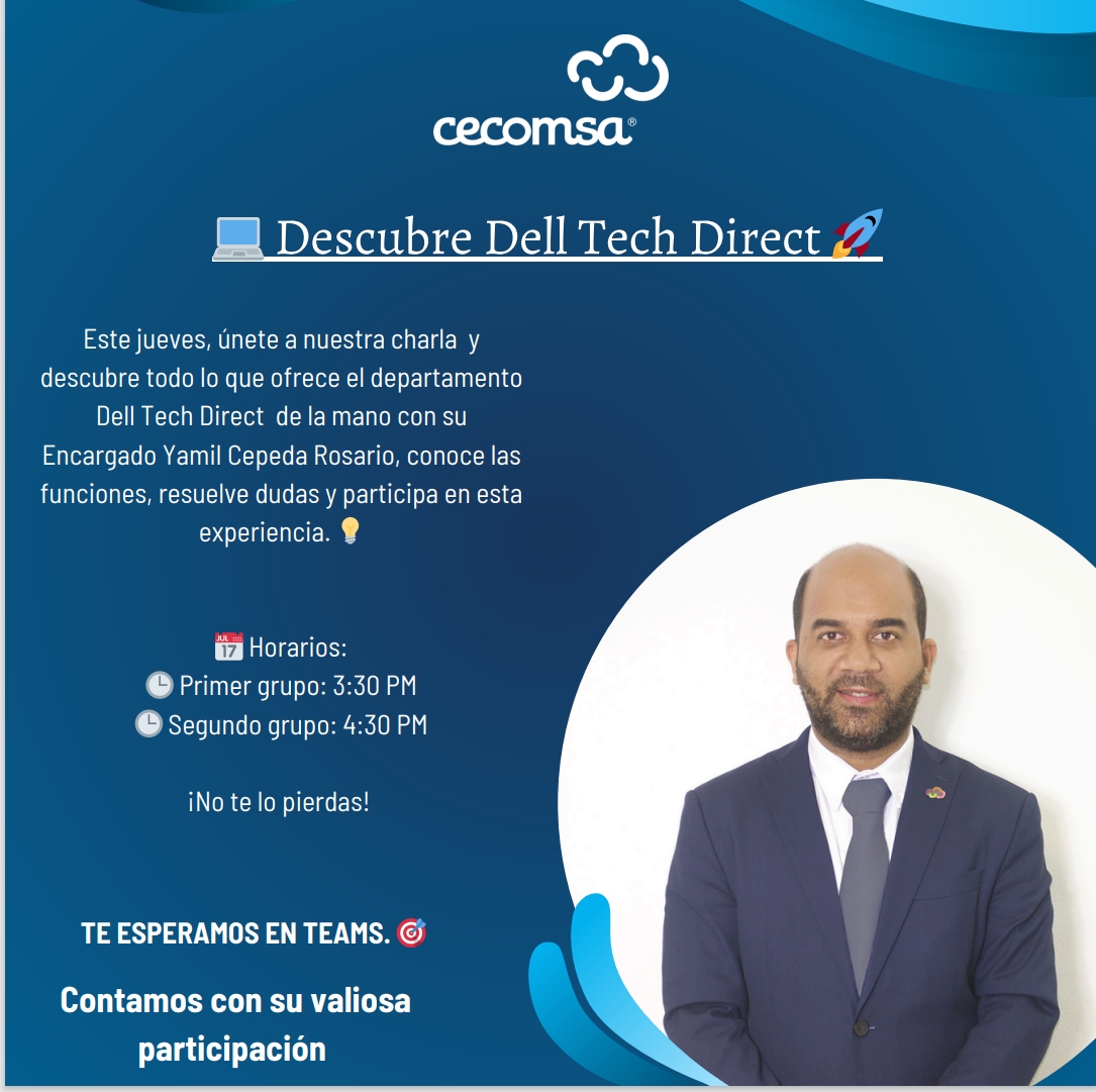 Charla sobre Dell Tech Direct